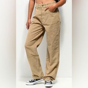 Empyre Girls  Beige Corduroy Skate Pants sz 2